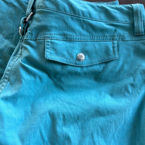 Womens Athleta Turquoise Pants Size 8 - Picture 5 of 6